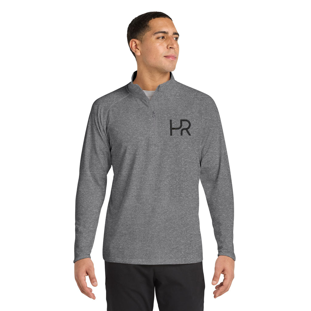 Premium Embroidered HORA Quarter‑Zip Pullover