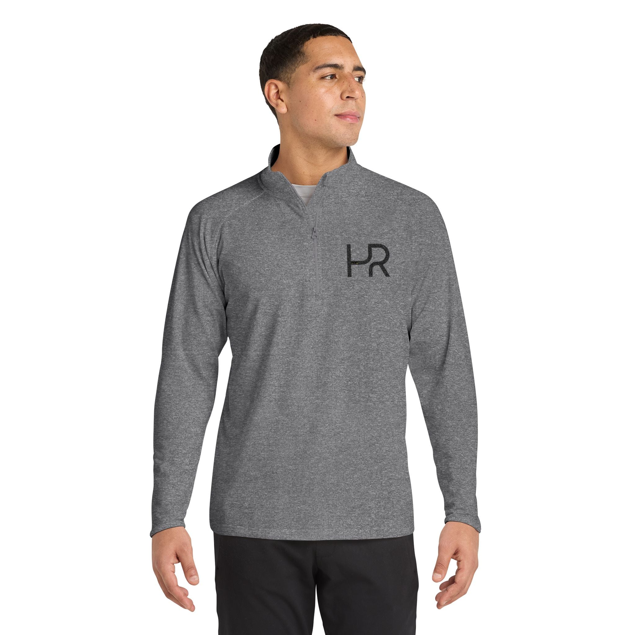 Premium Embroidered HORA Quarter‑Zip Pullover