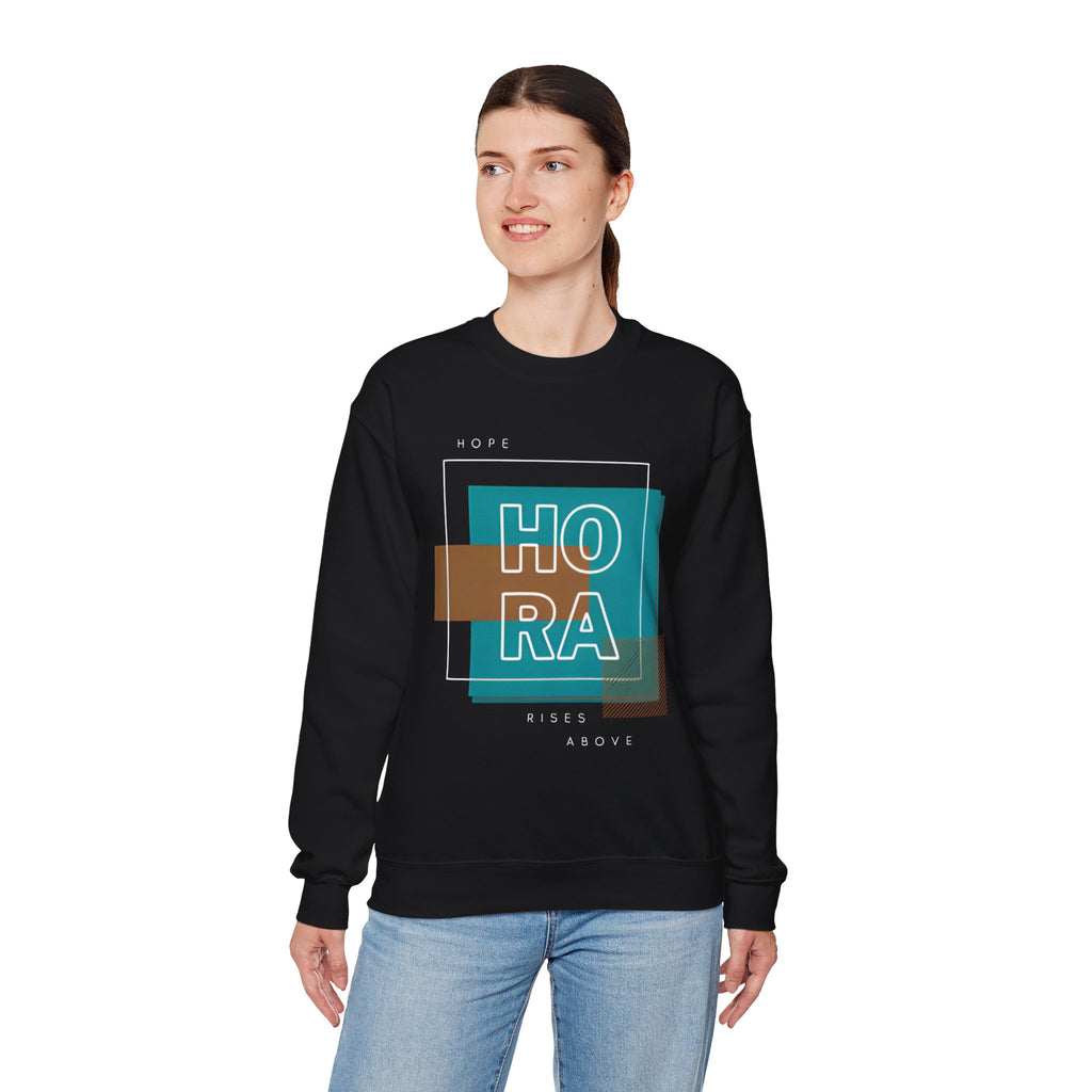 Hope Rises "HO RA" Graphic Crewneck Sweatshirt