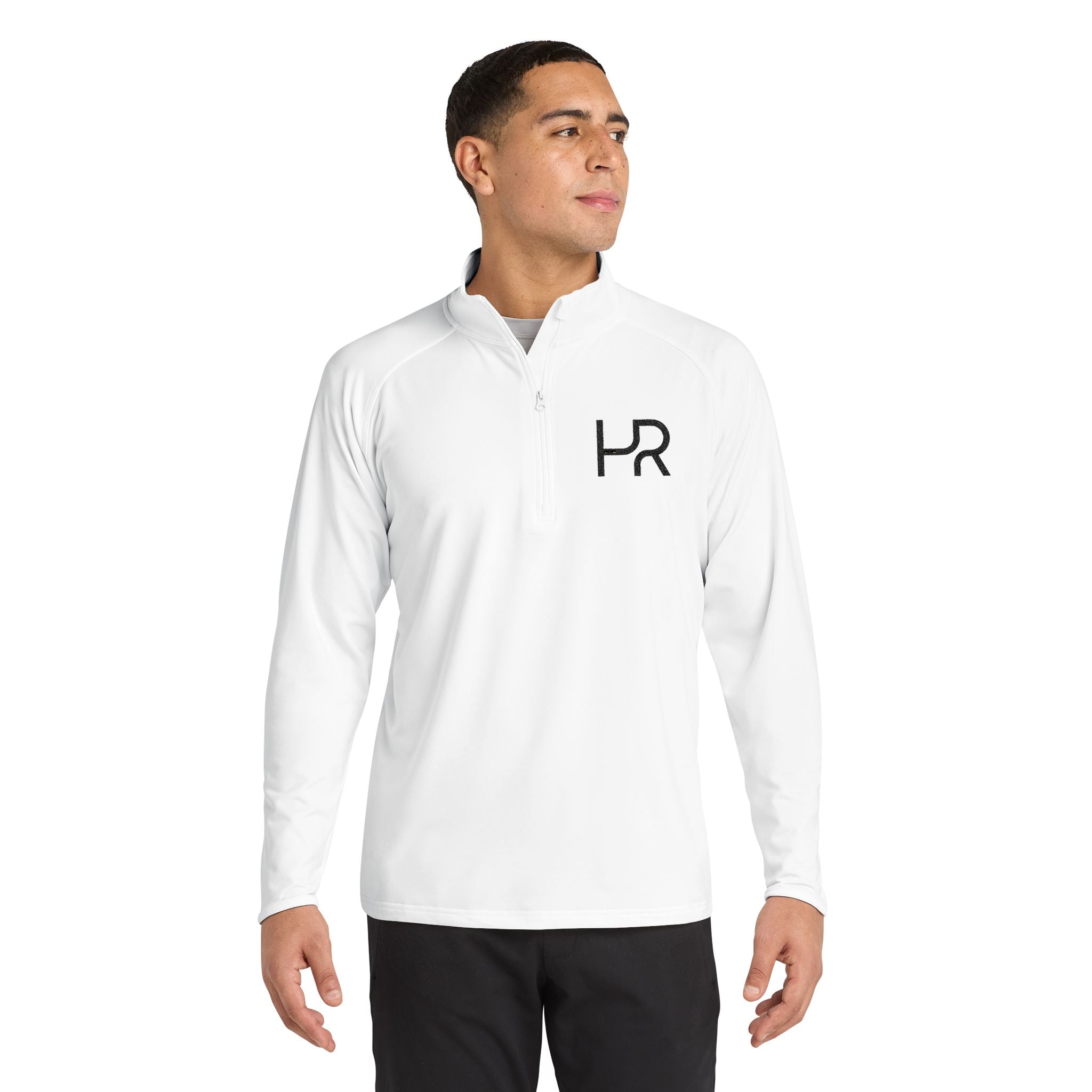 Premium Embroidered HORA Quarter‑Zip Pullover