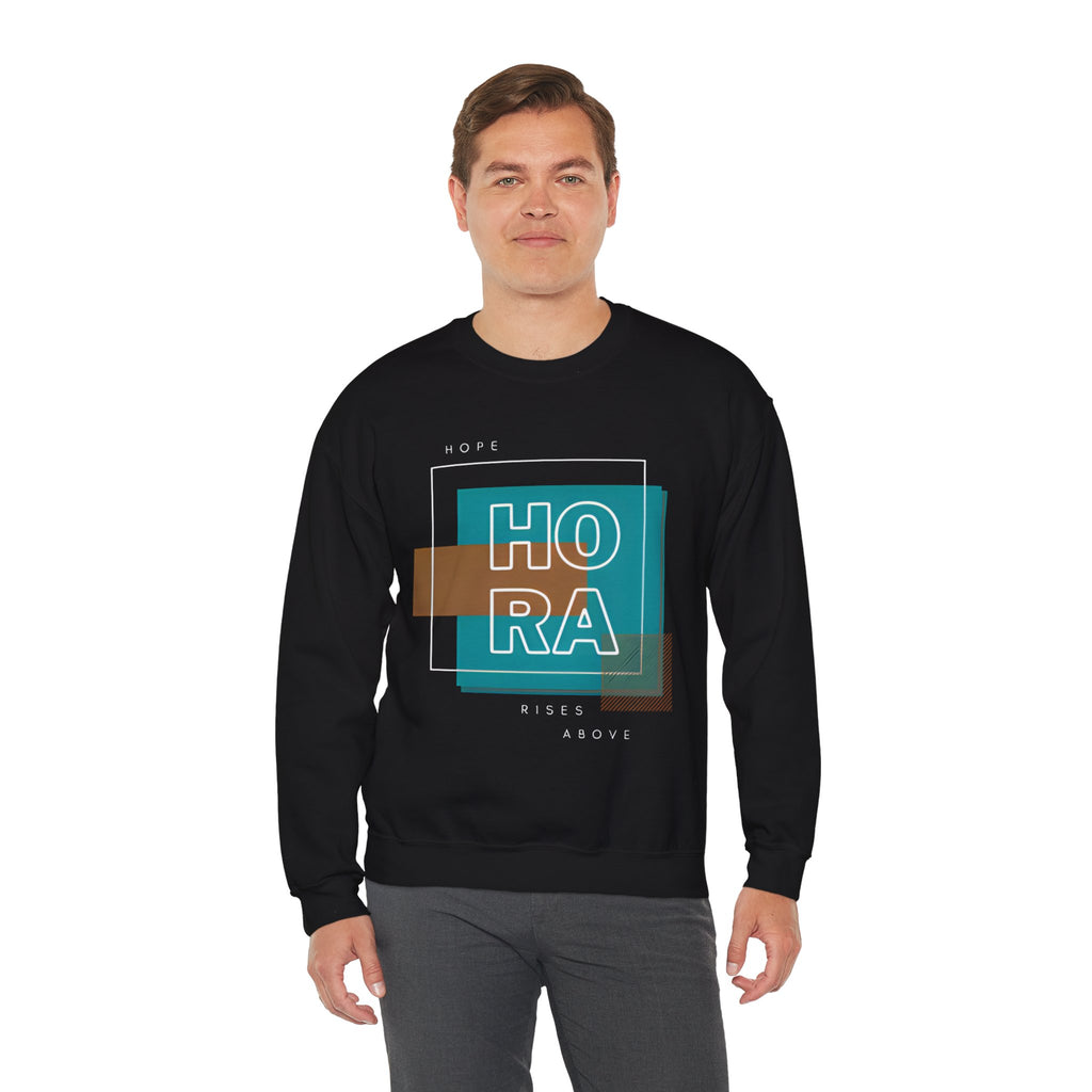 Hope Rises "HO RA" Graphic Crewneck Sweatshirt