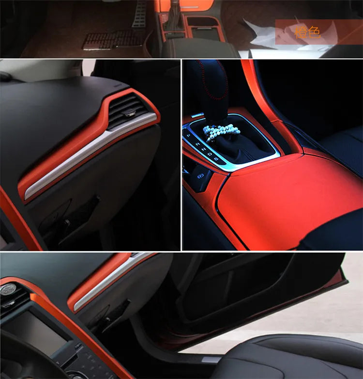 50x152cm Ice Satin Chrome Vinyl Wrap Film Air Free Metallic Matt Chrome Car Wrap Covering Style Car Sticker Foil