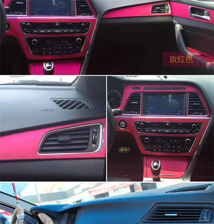 50x152cm Ice Satin Chrome Vinyl Wrap Film Air Free Metallic Matt Chrome Car Wrap Covering Style Car Sticker Foil