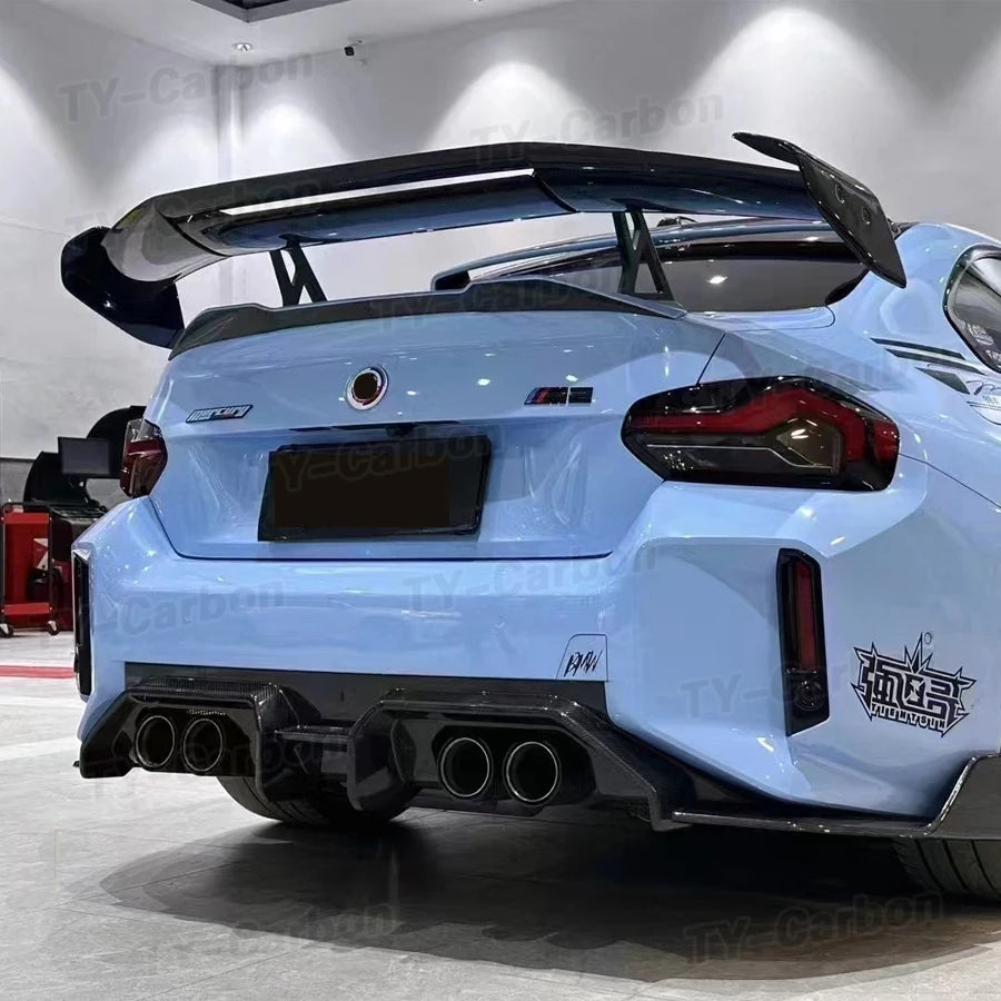 Real Carbon Fiber Rear Wing Trunk Lip Spoiler for BMW M2 M3 M4 M5 M6 G20 G22 G30 G80 G82 G42 G14 G87 F32 F30 Car Rear Trunk FRP