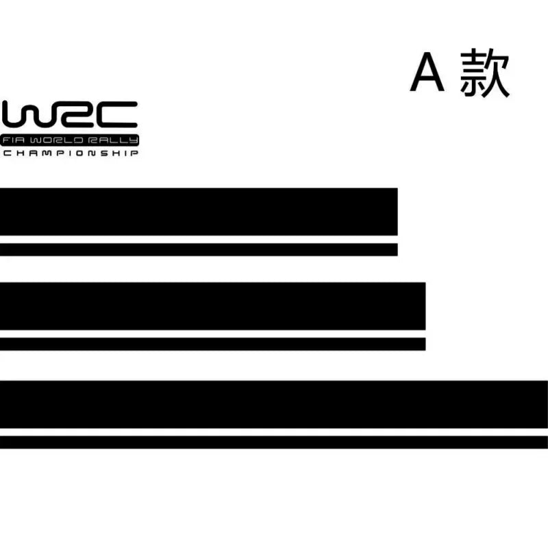 Car Body Sticker Racing Rally Sport Decal Hood Roof Rear Trunk Long Stripe Racing Sports Vinyl Universal Styling