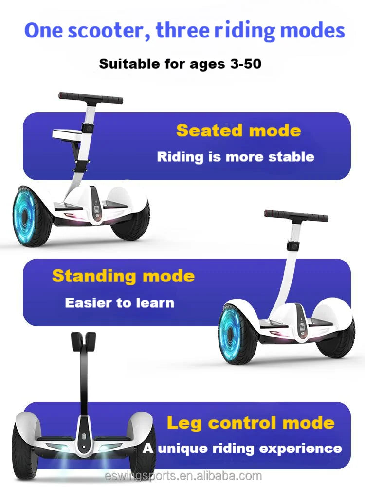 11-Inch Electric Self-balancing Scooter, Dual-motor Light Hoverboard, Two-fold Aluminum Children's Scooter