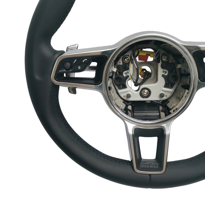 Steering Wheel For Porsche Panamera Cayenne Macan Taycan 911 992 997 970 971 955 958 987 Boxster Carrera Cayman Steering Wheels