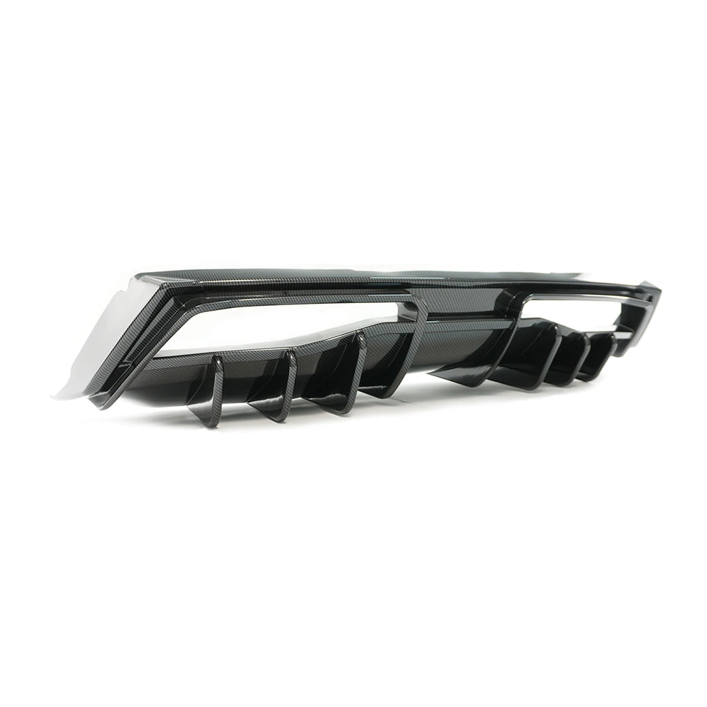 For Chevrolet Corvette C8 2020-2025 NINTE Style Rear Bumper Diffuser Non-Widebody Glossy Black Cars Accessories Body Kit