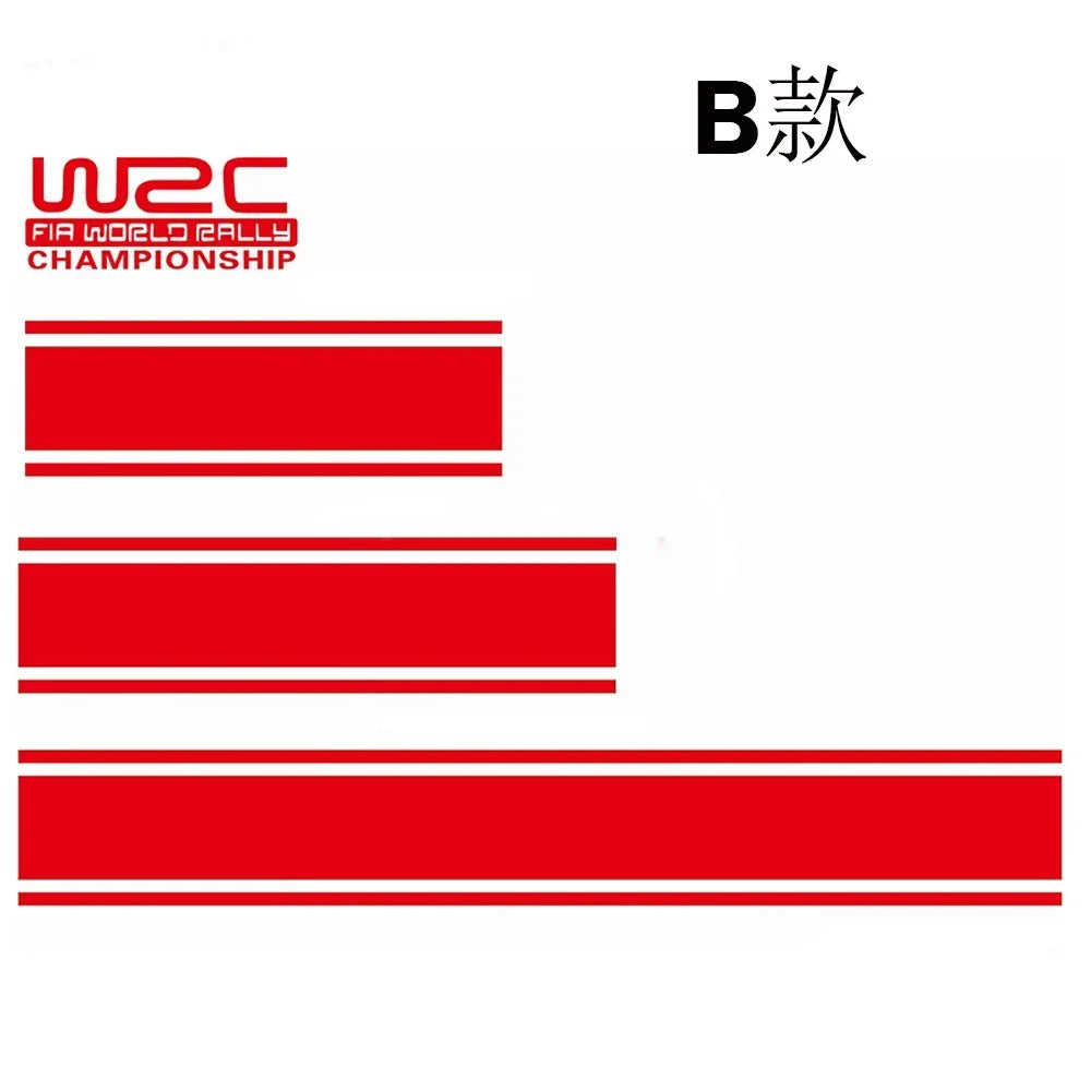 Car Body Sticker Racing Rally Sport Decal Hood Roof Rear Trunk Long Stripe Racing Sports Vinyl Universal Styling