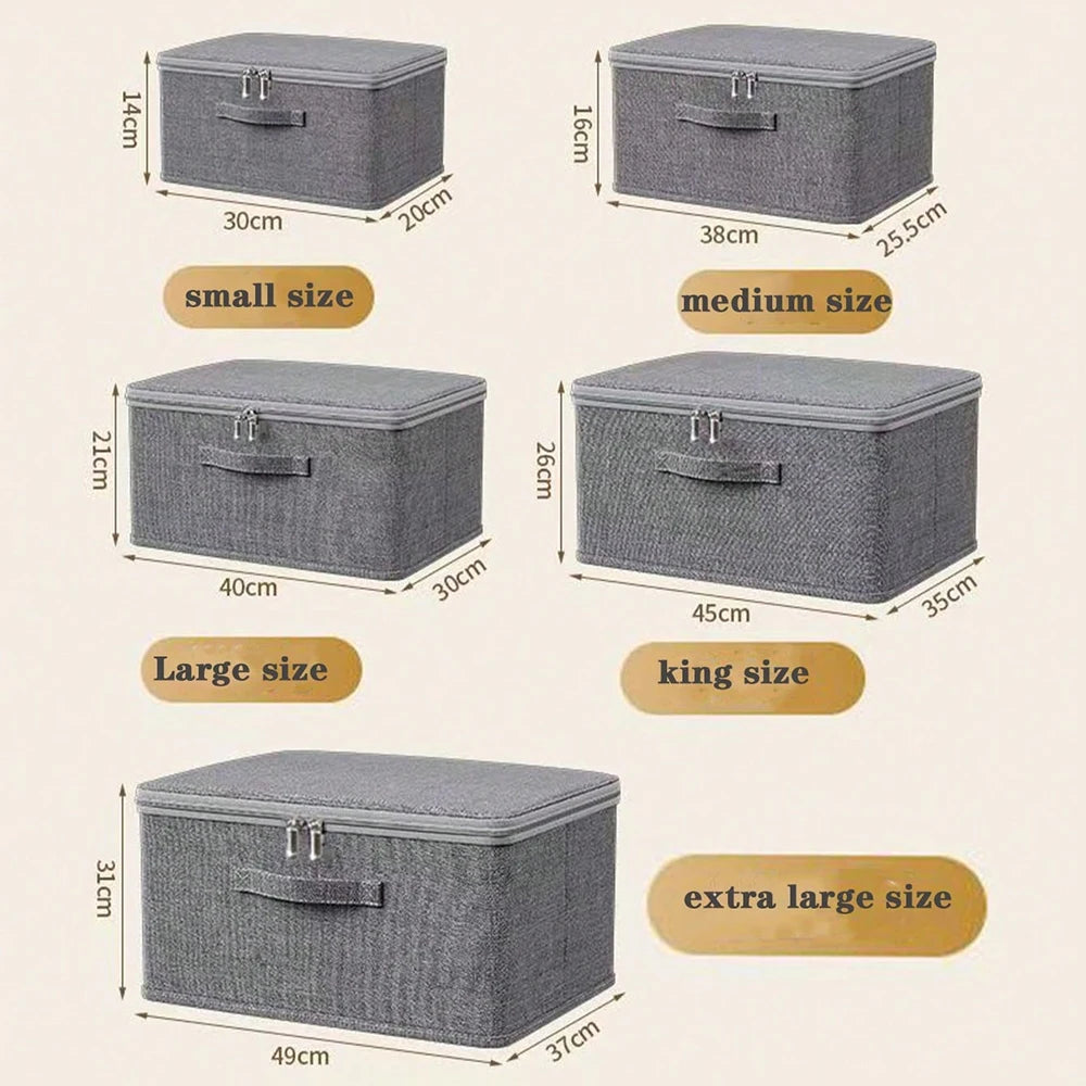 1PCS Folding Clothes Organizer , Large Capacity Quilt Organizer Multifunctional Bra Organizer Lingerie Oxford Cloth Divider