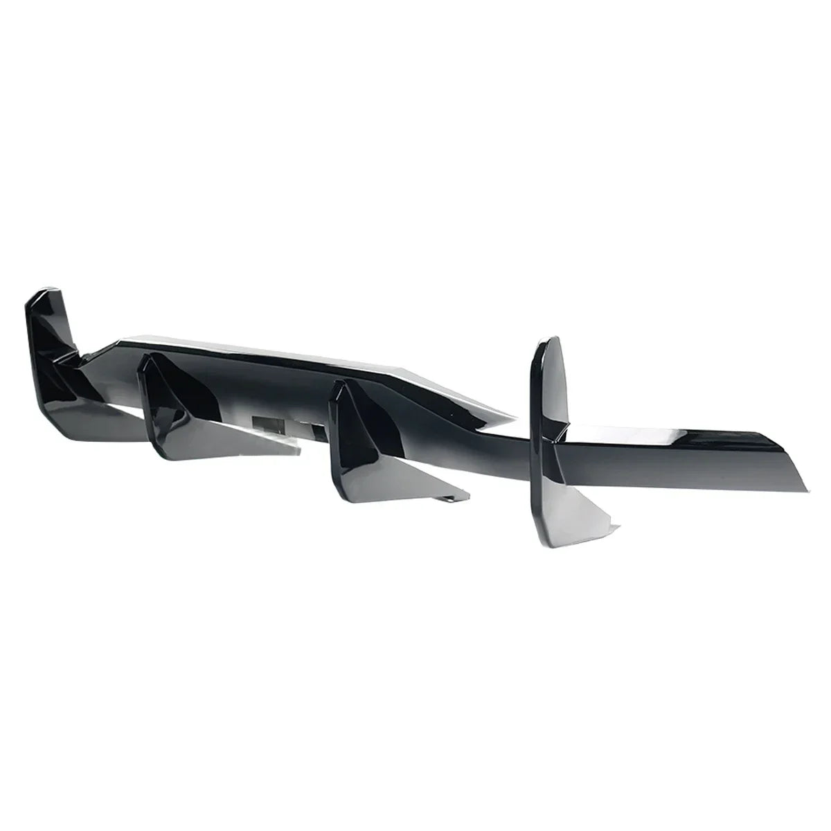 For 2020-2023 Chevrolet/Chevy Corvette C8 E-ray STG Z51 Rear Bumper Diffuser Rear Lip Splitter Spoiler Shark Fin Style Body Kit
