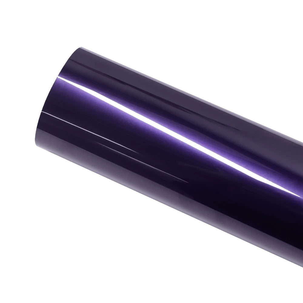 Car Sticker Wrapping Vinyl Film Metallic Midnight Purple Color Change PET Bubble Free Film Car Accessories PVC Auto Decals