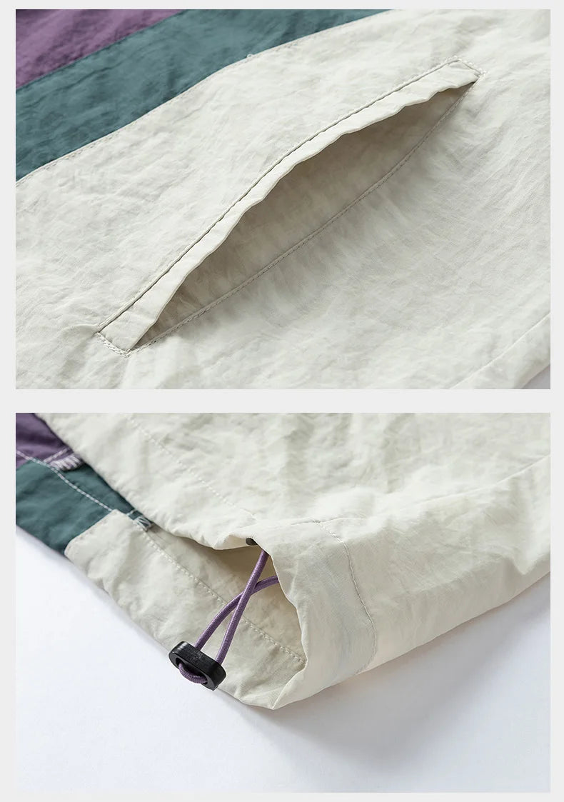 Summer Style Quick-Drying Shirt and Shorts Set for Men
