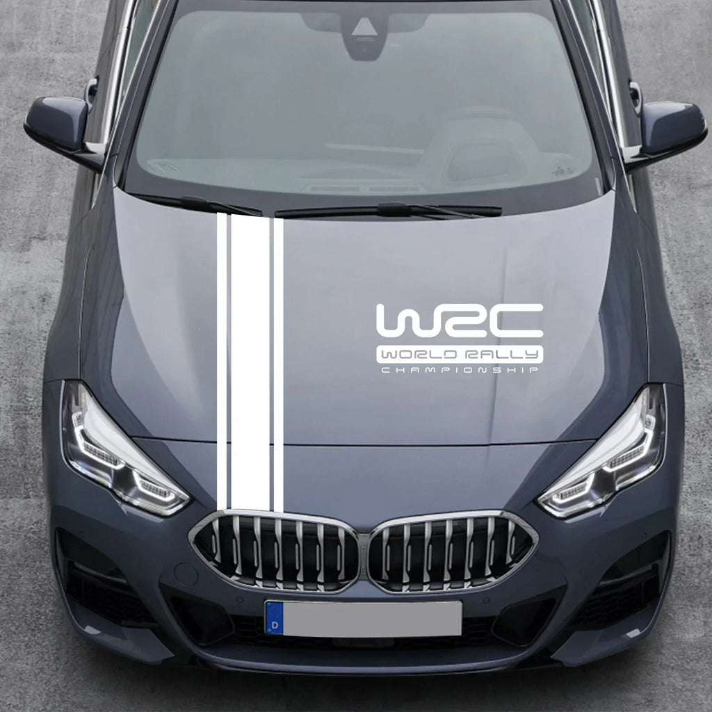 Car Body Sticker Racing Rally Sport Decal Hood Roof Rear Trunk Long Stripe Racing Sports Vinyl Universal Styling