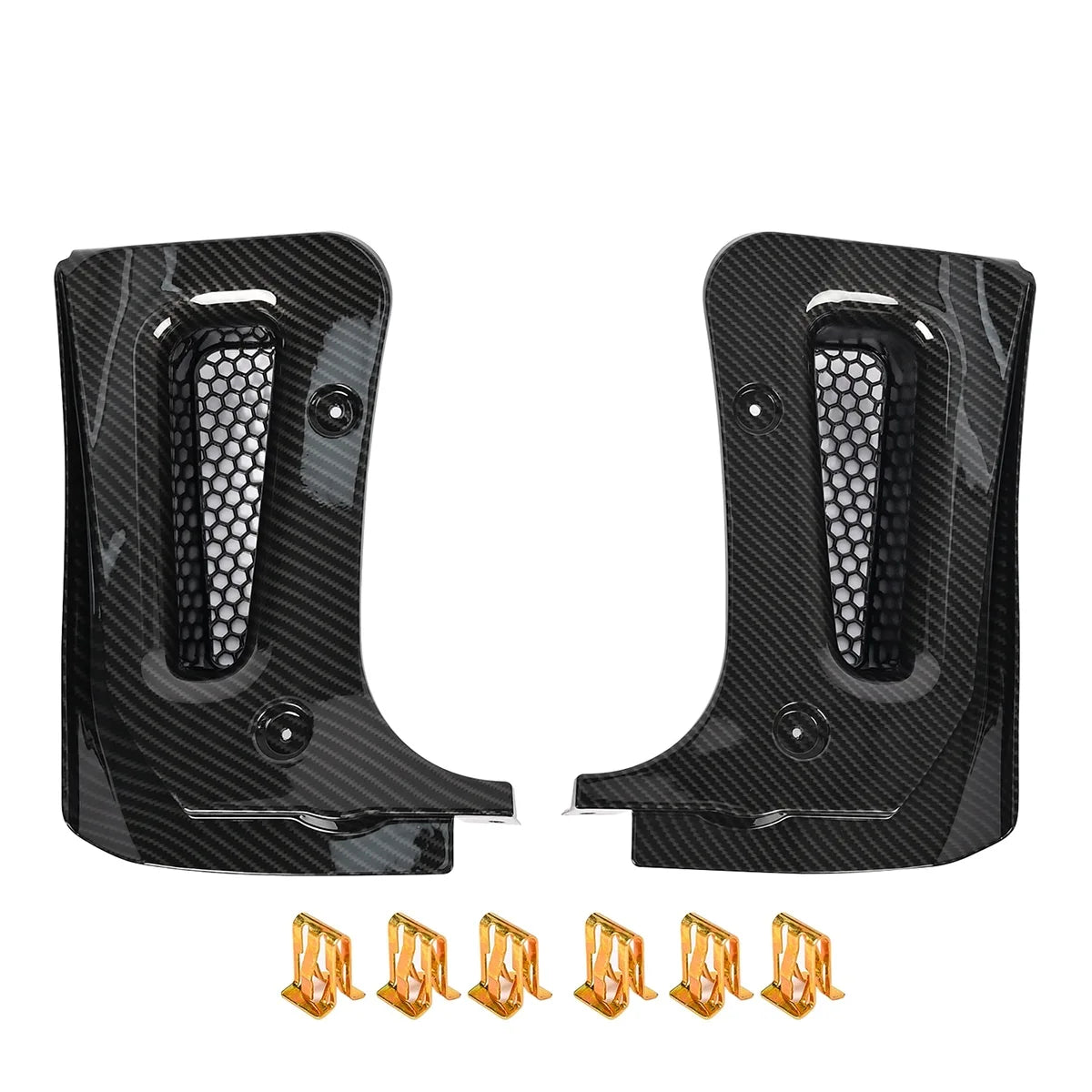 Car Rear Mudguard Extended Body Kit Flaps Guards Carbon Fiber Black For Chevrolet Corvette C8 Z06 E-Ray Coupe HTC 2023 2024