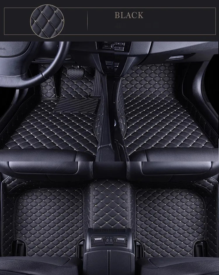 Custom 3D Car Floor Mats for BMW 7 Series G70 F01 2008-2015 F02 Long G11 G12 Long Interior Accessories Artificial Leather