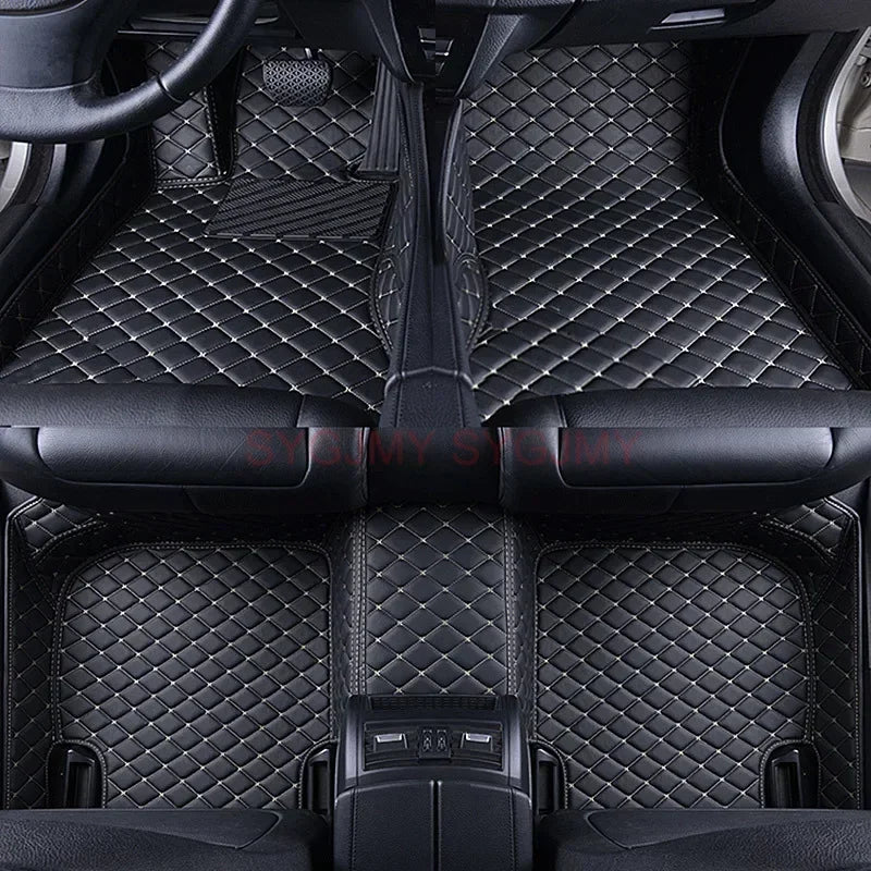 Custom 3D Car Floor Mats for BMW 7 Series G70 F01 2008-2015 F02 Long G11 G12 Long Interior Accessories Artificial Leather