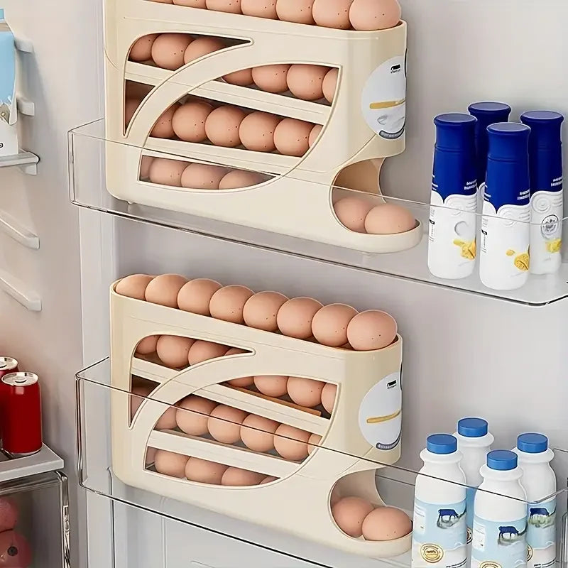 3 Tier Egg Storage Box Rolling