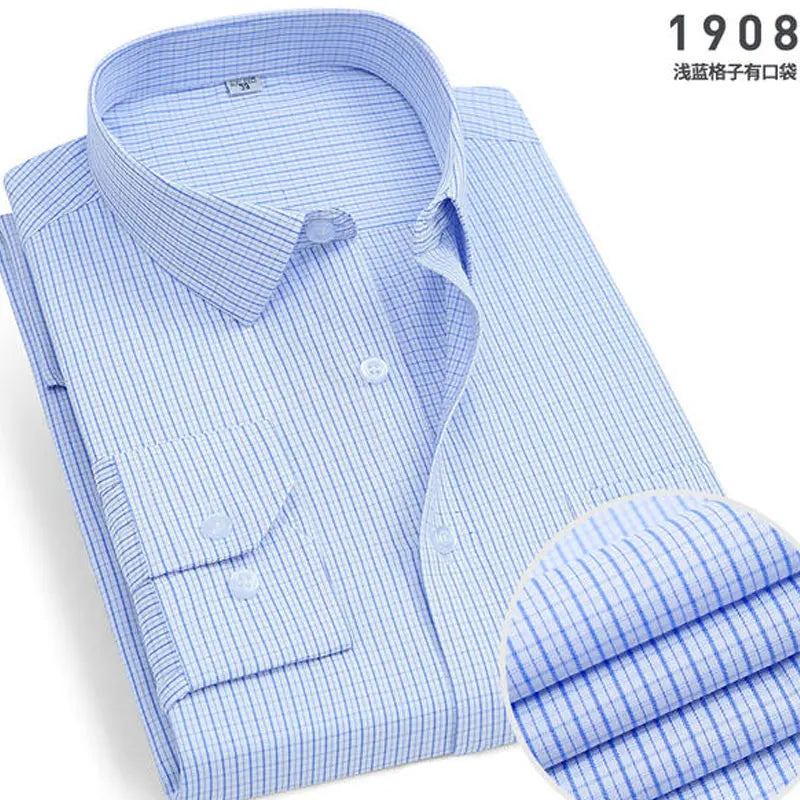 Men's Striped long-sleeved Shirt