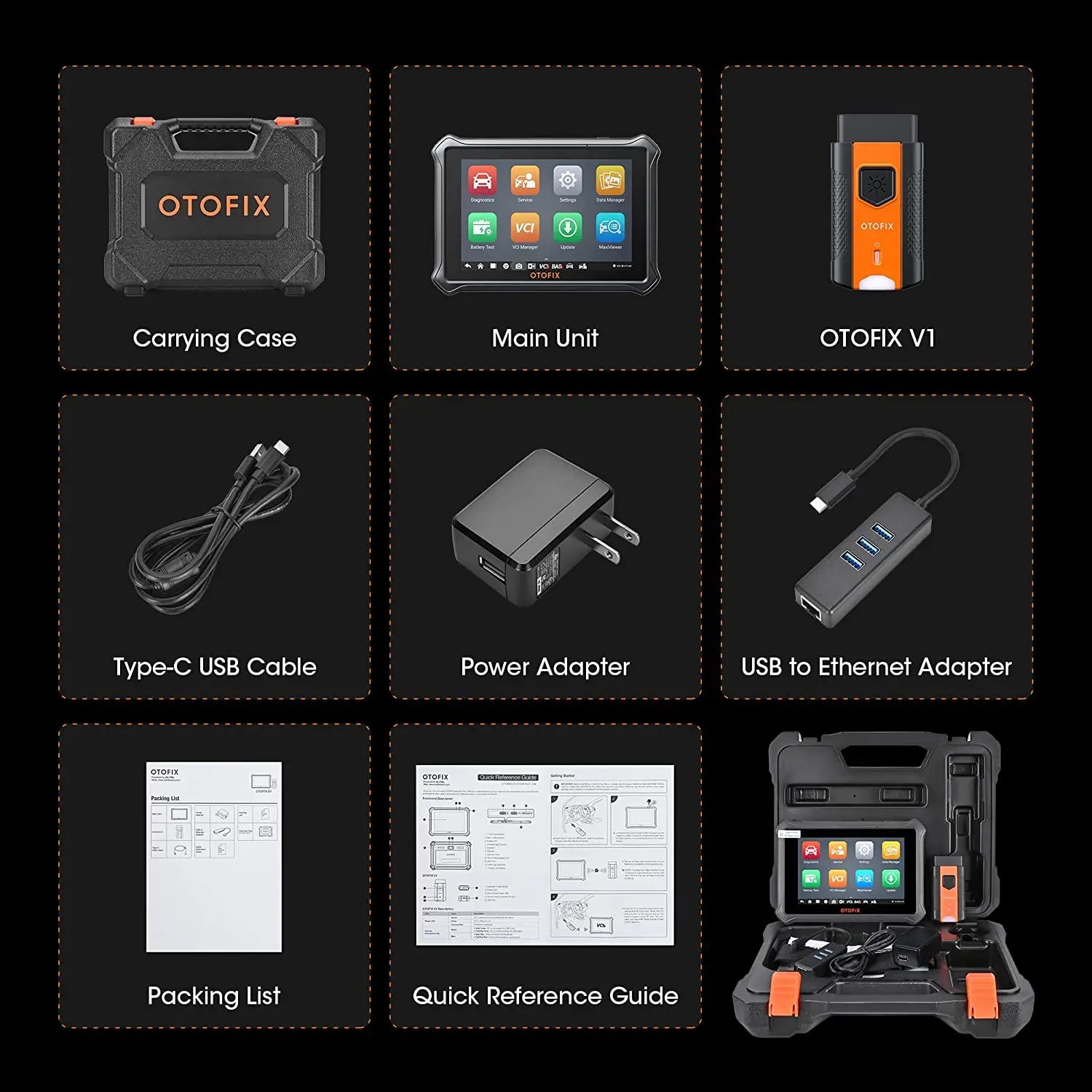 OTOFIX D1 Lite Bidirectional Scan Tool All System Automotive Diagnostic Scanner FCA SGW CANFD DOIP OBD2 Scanner 2 Year Update