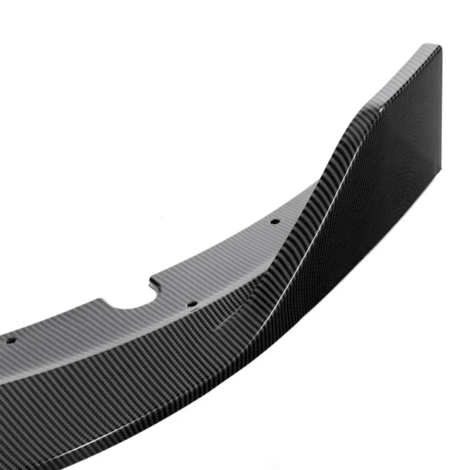 4PCS Front Bumper Lip Splitter Spoiler Body Kit For Dodge Charger 2015-2023 SRT-Style Carbon Fiber Look Glossy Black