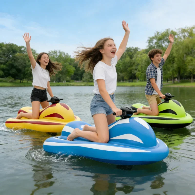 Inflatable Electric Water Scooter 6-8KM/H Speed IPX7 Waterproof Jet Ski Float
