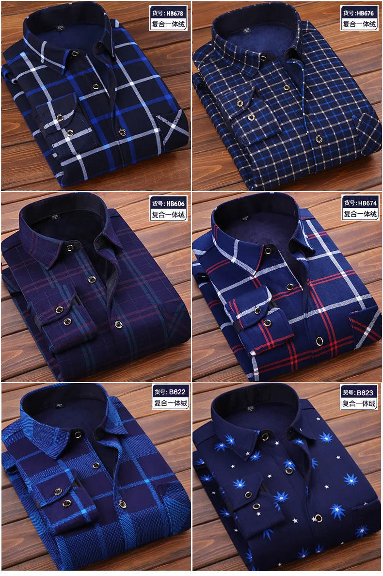 Men's Long Sleeve Plaid Shirts