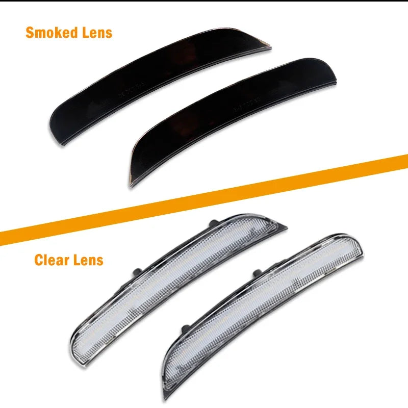 Front Rear Fender Side Marker Lights For Dodge Charger 2015 2016 2017 2018 2019 2020 2021 LED Turn Signal Lights Parking Lights