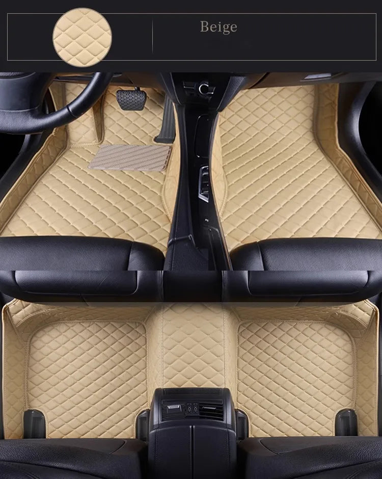 Custom 3D Car Floor Mats for BMW 7 Series G70 F01 2008-2015 F02 Long G11 G12 Long Interior Accessories Artificial Leather