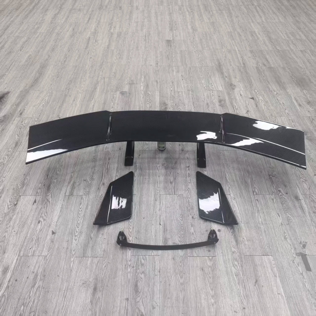 Suitable for C8 ZR1 Rear Wing: High-quality Dry Carbon Fiber  for the Car Body Kit