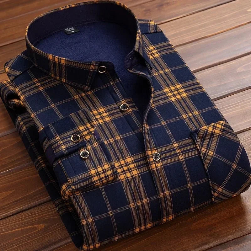 Men's Long Sleeve Plaid Shirts