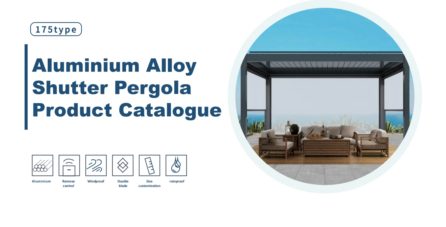 Motorized Pergola Aluminum Bioclimatic Gazebo with LED Lights Louvered Roof with Glass Sliding Doors Patio Gazebos Pergolas