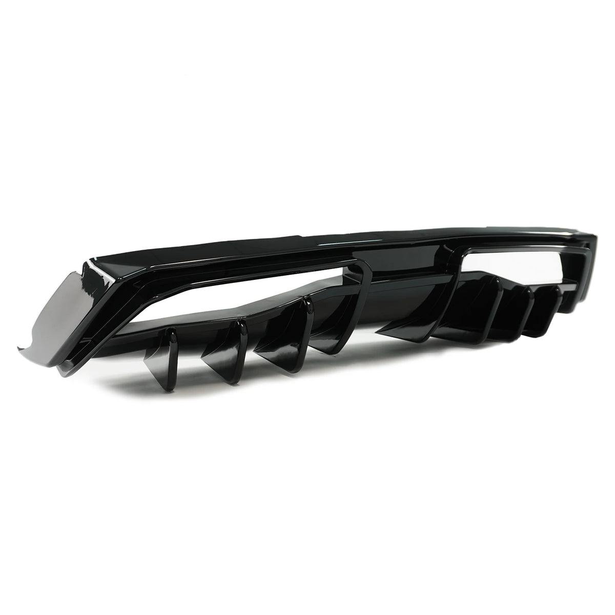 For Chevrolet Corvette C8 2020-2025 NINTE Style Rear Bumper Diffuser Non-Widebody Glossy Black Cars Accessories Body Kit