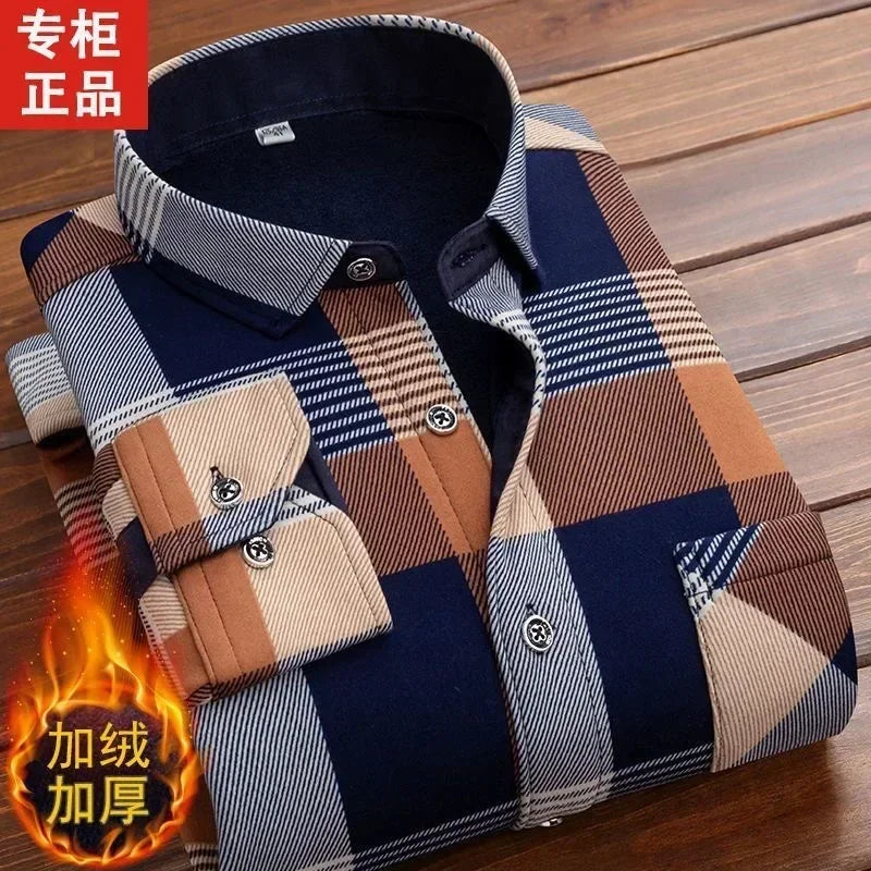 Men's Long Sleeve Plaid Shirts