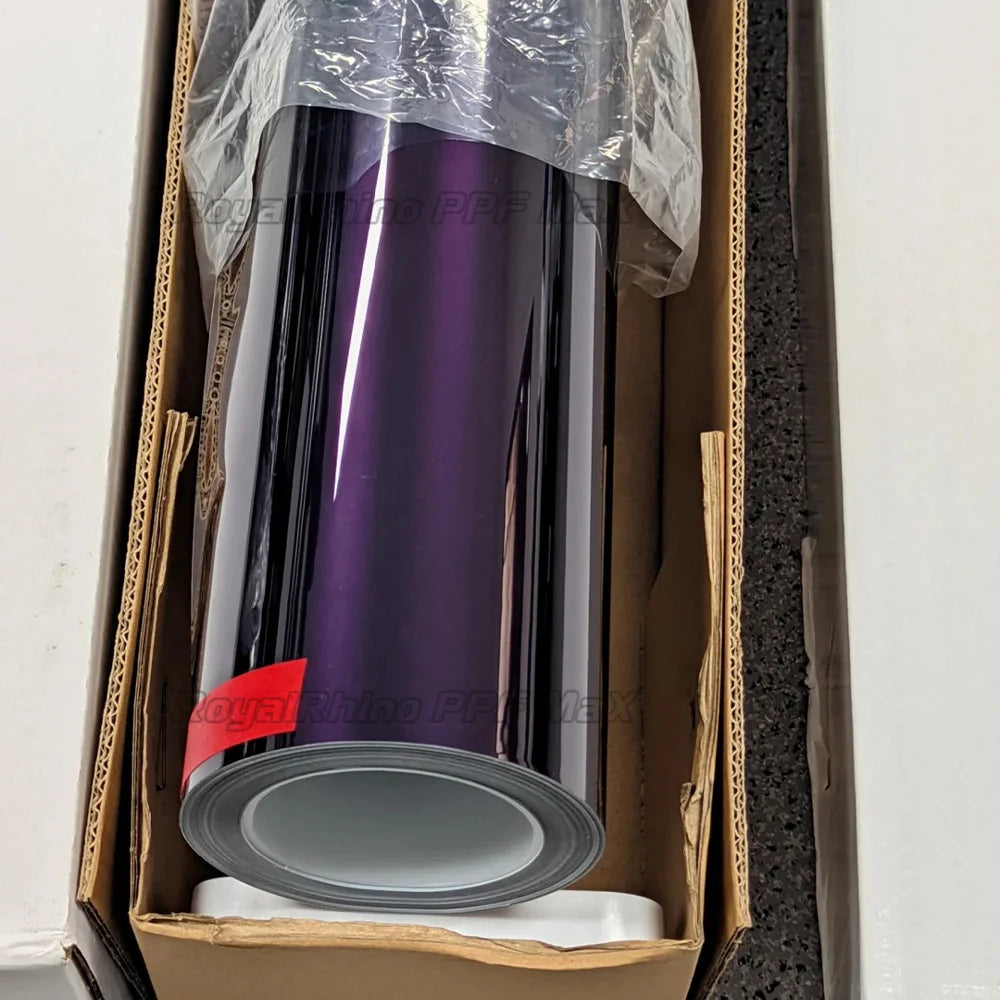 18M Roll High Glossy Metallic Midnight Purple Vinyl Film Sticker DIY Car Wrap Foil with Air Release Self Adhesive Decal Wrapping