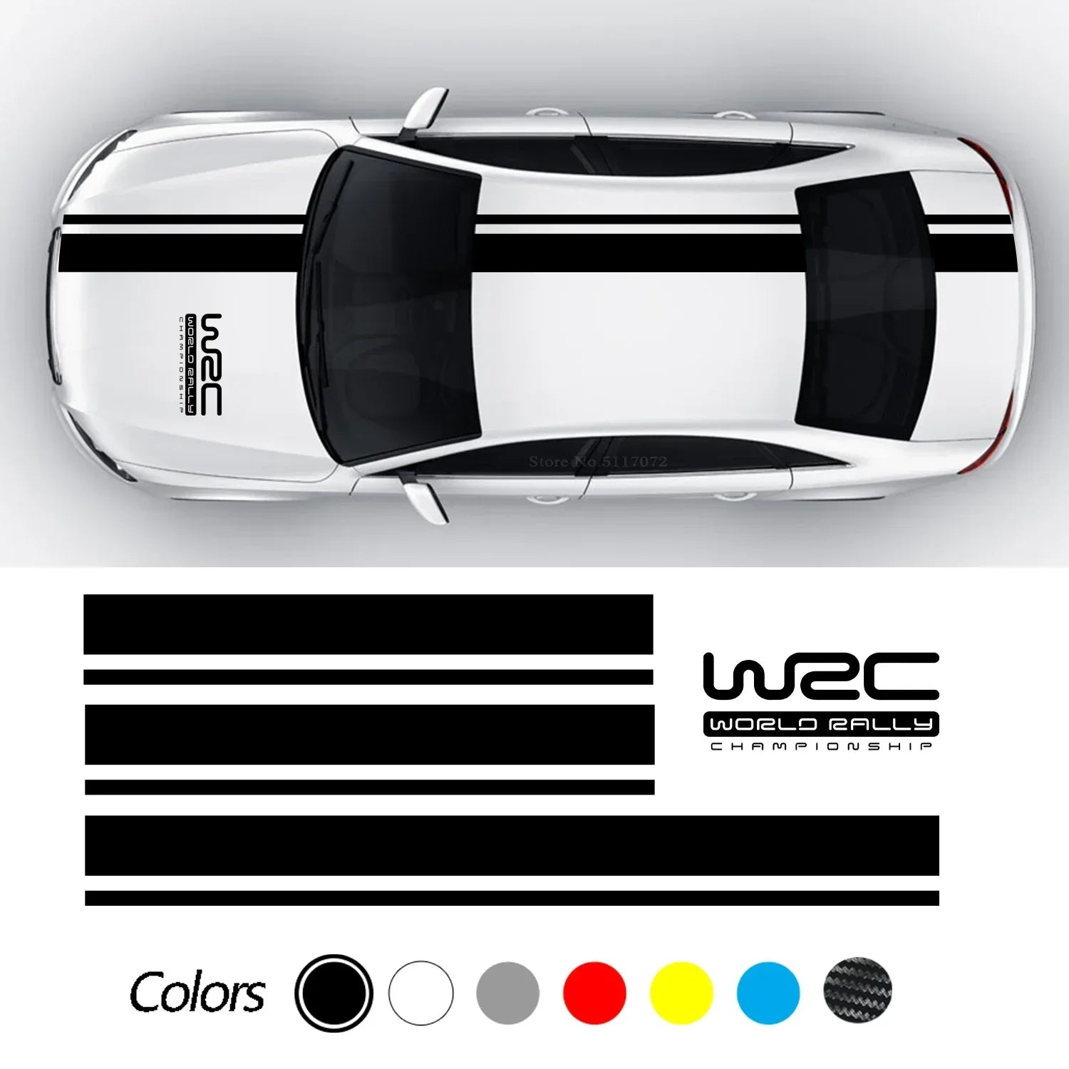 Car Body Sticker Racing Rally Sport Decal Hood Roof Rear Trunk Long Stripe Racing Sports Vinyl Universal Styling