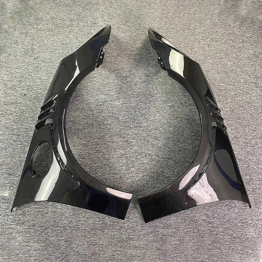 For Porsche 911 992 GT3 style Dry Carbon Fiber Car Front Bumper Side Fender Air Vent Covers Upgrade Car Accessories body kit