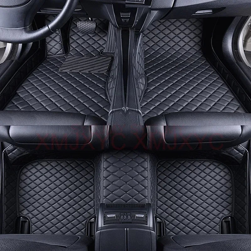 Custom 3D Car Floor Mats for BMW 7 Series G70 F01 2008-2015 F02 Long G11 G12 Long Interior Accessories Artificial Leather