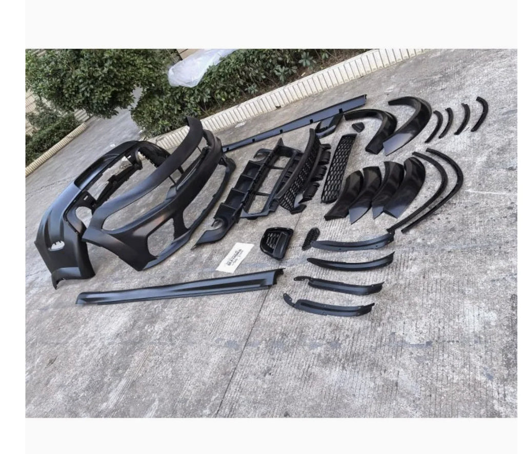 Car Conversion Facelift Front Rear Bumper for Dodge Charger 15-23 SRT Hellcat Widebody Body Kit