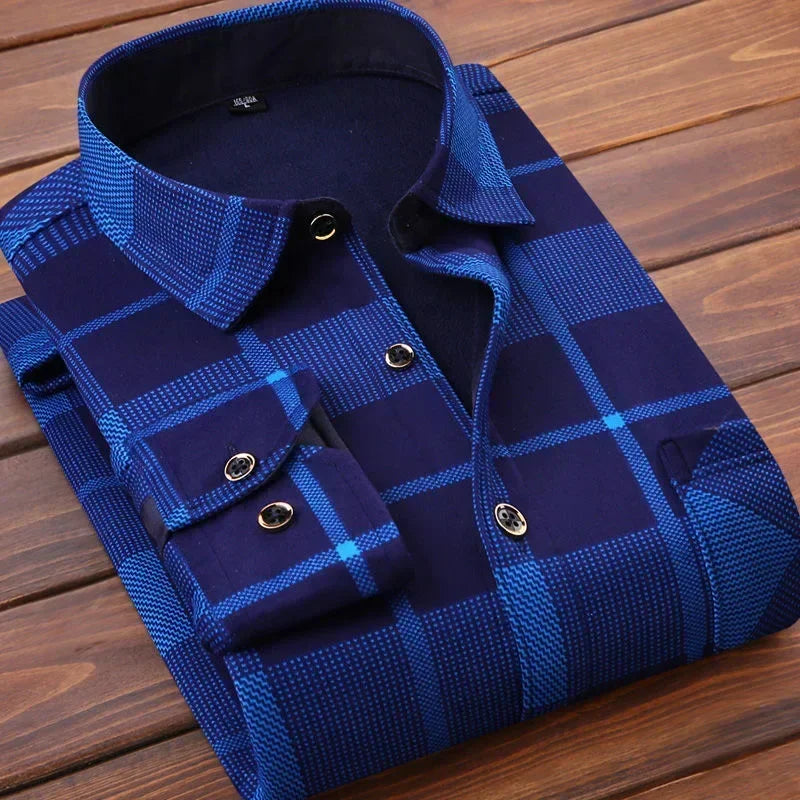 Men's Long Sleeve Plaid Shirts