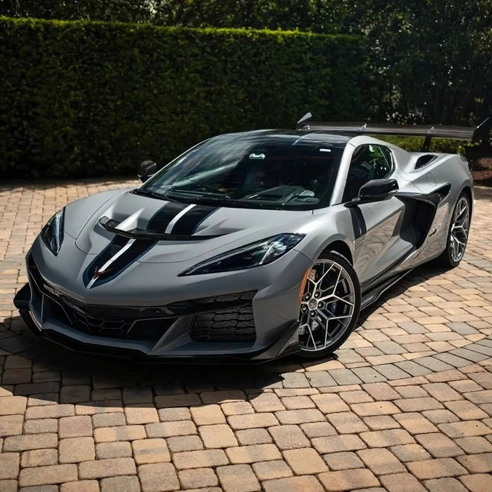 For 20-Up Corvette C8 Z06 Upgrade to C8 ZR1 DRY CARBON FIBER ZR1 Style  Rear Quarter Panels Fenders