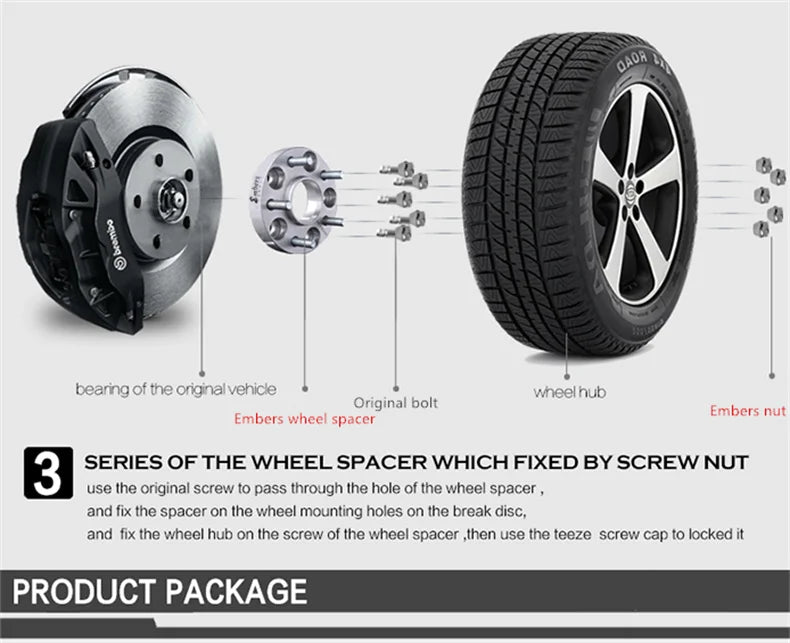 Embers Wheel Spacers 5x114.3 CB 60.1mm M12x1.5 Adapter For Lexus ES GS HS IS NX RC RX SC Toyota Camry RAV4 Suzuki SX4 1 Piece