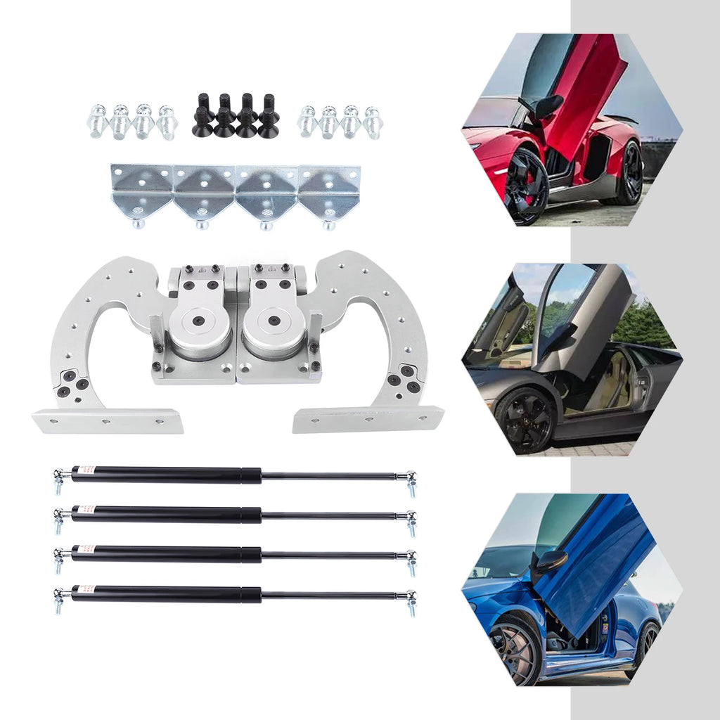 Vertical Doors Hinge Kit for Universal Usage Compatible with Lambo Chevrolet Nissan Mazda Ford Subaru Toyota