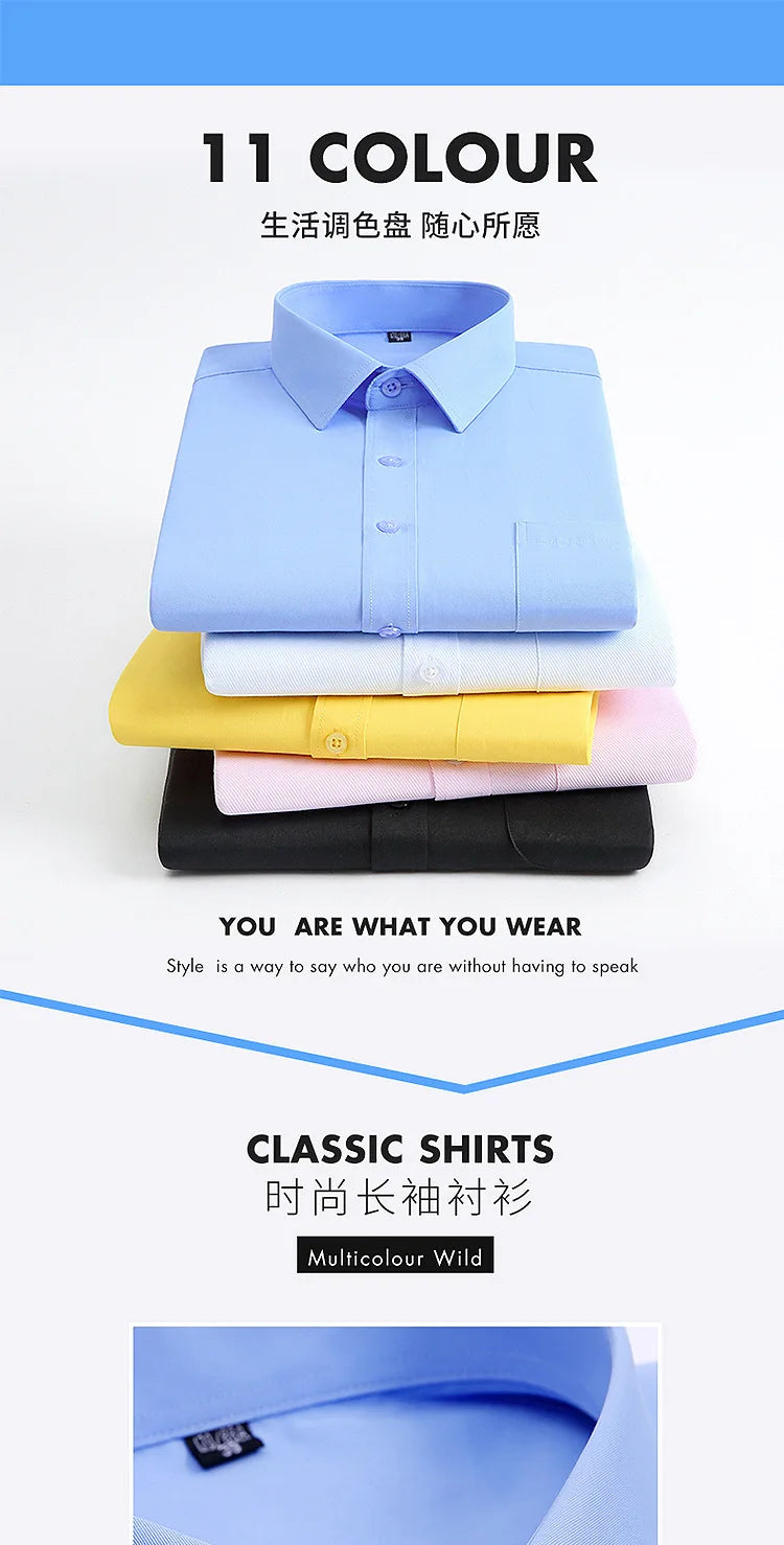 Men's Striped long-sleeved Shirt