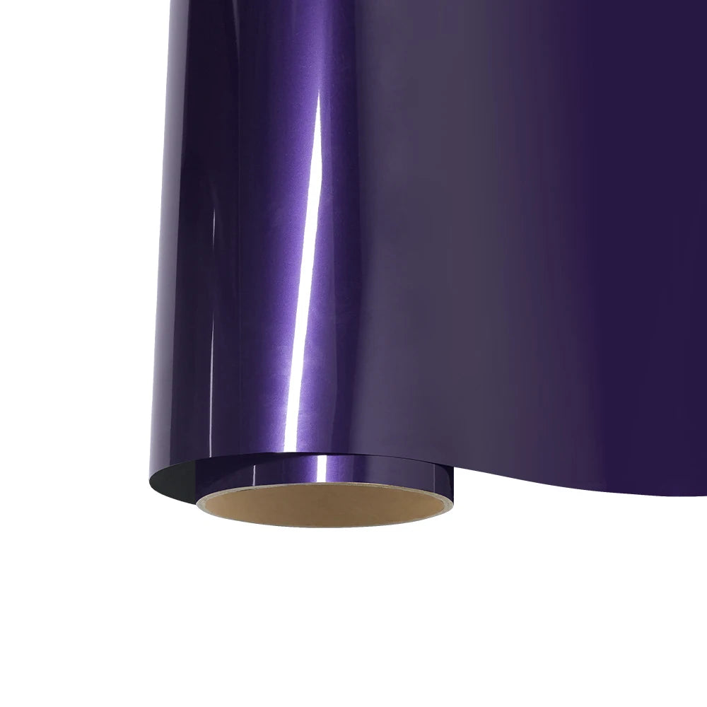 Car Sticker Wrapping Vinyl Film Metallic Midnight Purple Color Change PET Bubble Free Film Car Accessories PVC Auto Decals