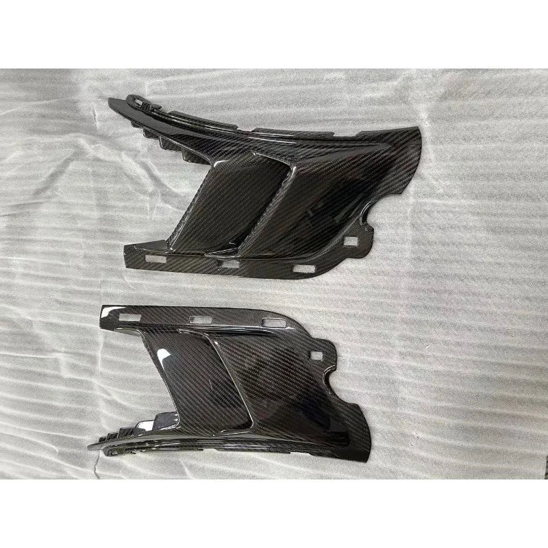 2022-2025 For Porsche 911 992 GT3 RS Dry Carbon Front Fender Air Vent Trims Exterior Accessories Body Kit