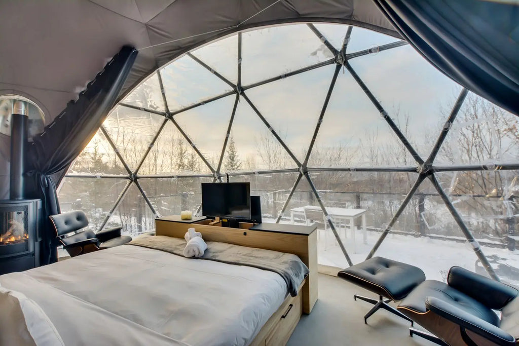 Luxury Dome Outdoor All Season Geodesic Greenhouse Tent Heavy Duty Weatherproof Igloo Tent For Household Garden Plants