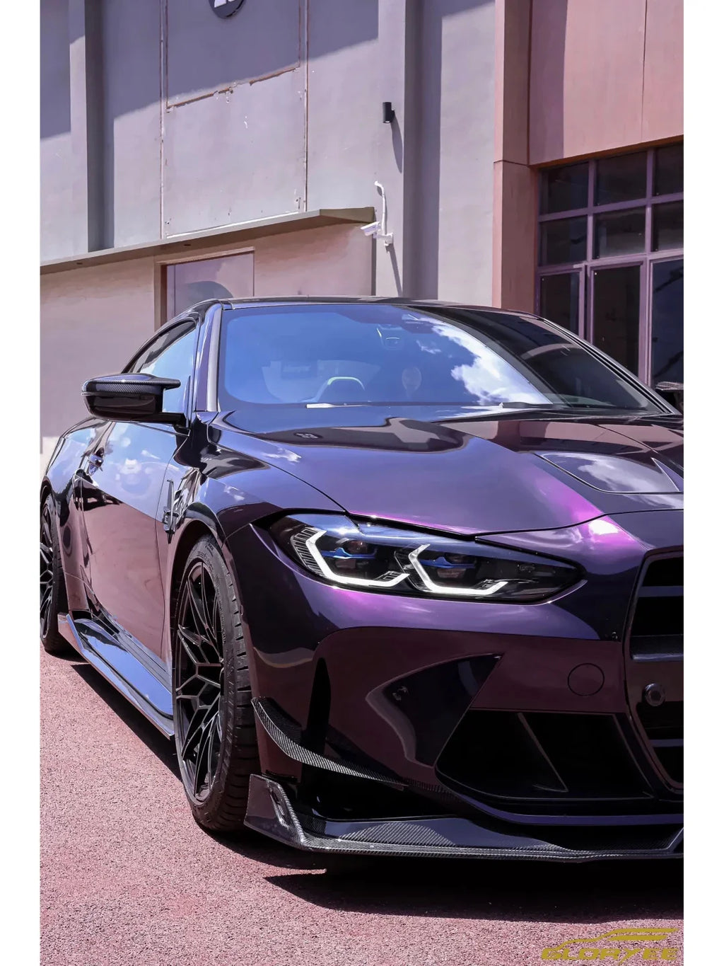 18M Roll High Glossy Metallic Midnight Purple Vinyl Film Sticker DIY Car Wrap Foil with Air Release Self Adhesive Decal Wrapping