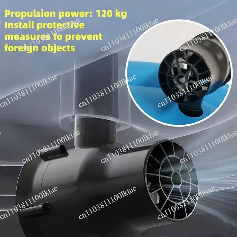 Inflatable Electric Water Scooter 6-8KM/H Speed IPX7 Waterproof Jet Ski Float