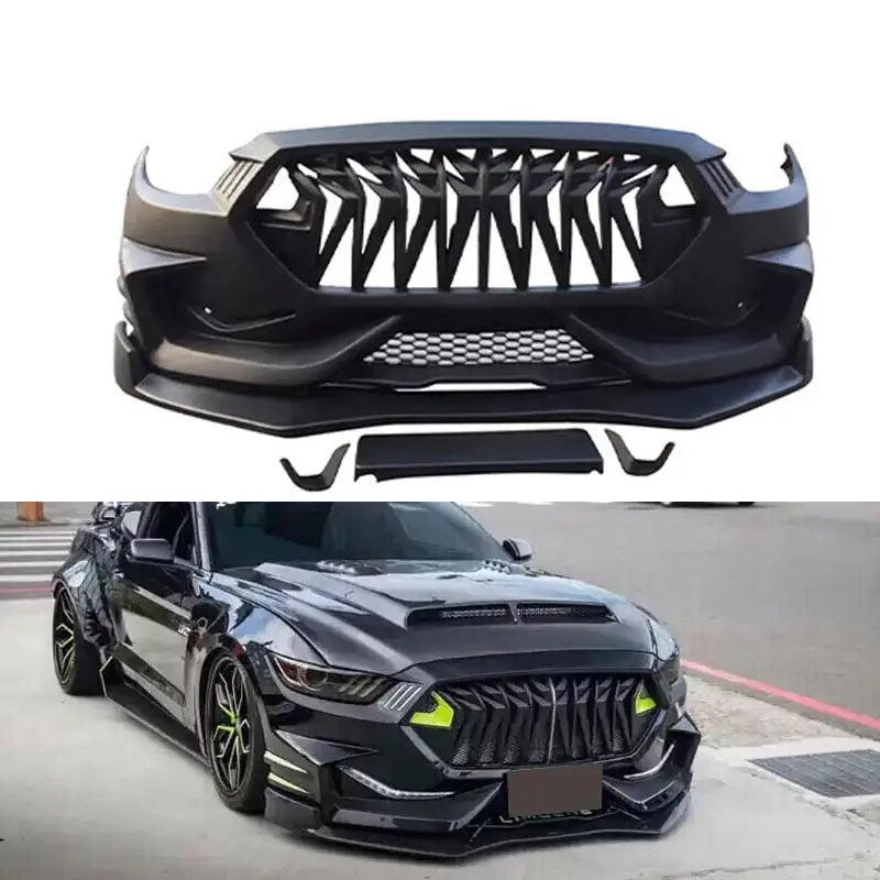 Upgrade S STYLE PP for Ford Mustang 2015-2017 Bodykit Front Bumper Body Kit,100% Perfect Installation